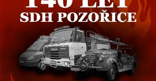 Oslava výročí 140 let hasičů v Pozořicích