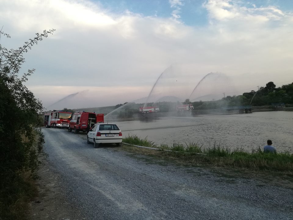 Provzdušńování rybníku Gabcikovo náhled